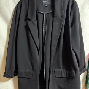 Liverpool Women's stretch L Black boyfriend blazer